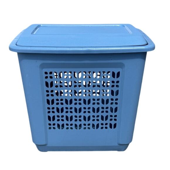 Rubbermaid Other - VTG 80s Rubbermaid Laundry Hamper Basket Tulip Floral 2787